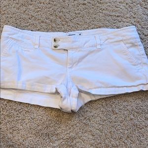 White American Eagle Short Shorts